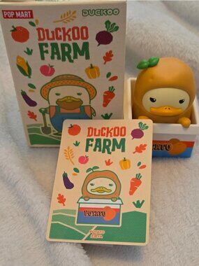 POP MART DUCKOO Farm Series DUCKOO Collectible Figure with Box & Card Potato